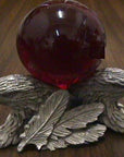 Amber or Golden Orange Glass Ball