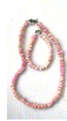 Conch Shell Necklace & Bracelet Set