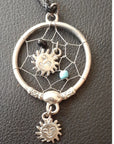 Hang it over your bed for protection or place it between your mattress. The dreamcatcher collects all the bad, negative energy and lets all the positive dreams, wishes and desires pass thruough.