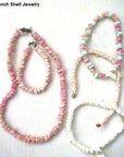 Jewelry made from the "konk" shell.