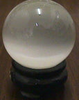 Small Wooden Crystal Ball Stand