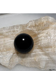 Black Obsidian or Morion Quartz Sphere