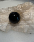Black Obsidian or Morion Quartz Sphere