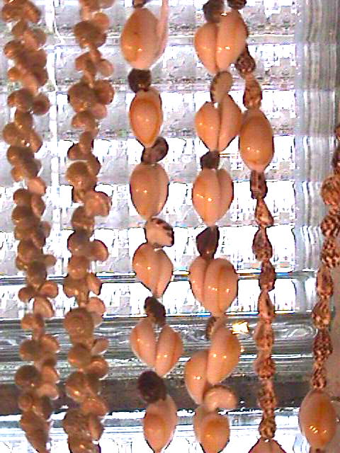 Cowry and other snail shells.  Include one in your good luck ounga bag.